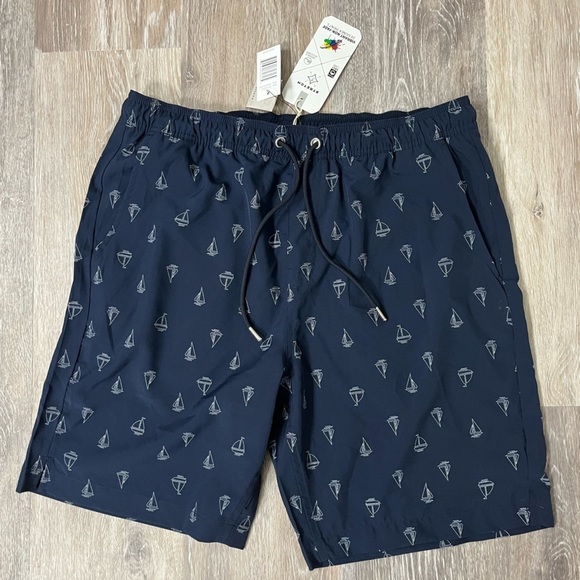 Essex Crossing Shorts Nwt Essex Crossing Sailboat Print Elastic
